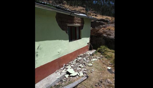 Áncash: comisaría y colegio sufrieron daños por sismo | FOTOS