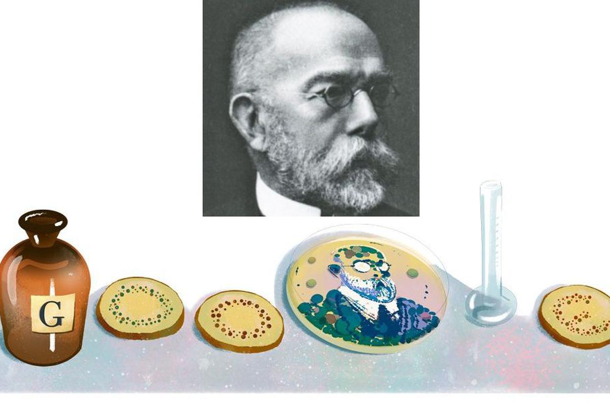 Google celebra a Robert Koch, padre de la microbiología moderna en su  'doodle' | TECNOLOGIA | EL COMERCIO PERÚ
