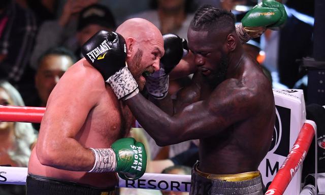 Tyson Fury ganó por nocaut en el round 11 ante Deontay Wilder | Foto: AFP