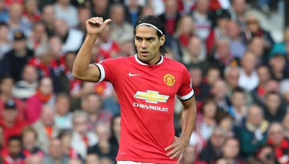 Falcao expresó su alegría tras primer gol en Manchester United