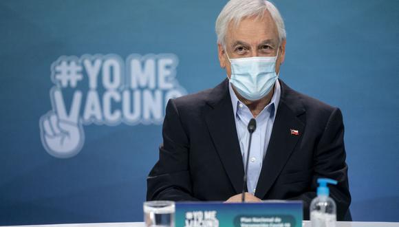 El presidente de Chile, Sebastián Piñera, anunció este martes la firma de un acuerdo con el laboratorio chino CanSino para importar 1,8 millones de vacunas contra el coronavirus. (Foto: AFP).