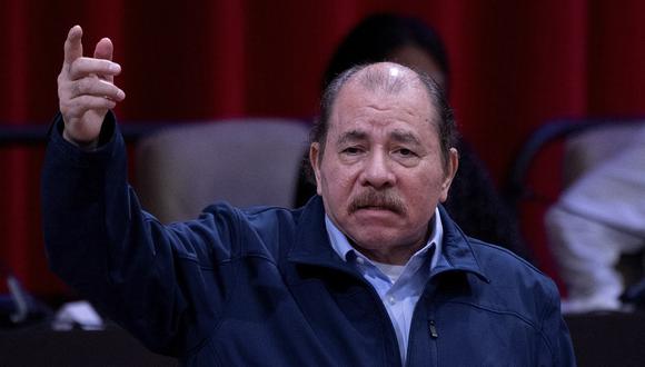 El presidente de Nicaragua, Daniel Ortega, en el Palacio de las Convenciones de La Habana, el 14 de diciembre de 2022. (Foto referencial de YAMIL LAGE / POOL / AFP)