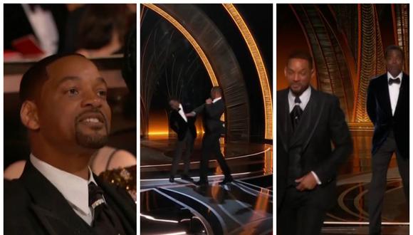 Will Smith, Chris Rock y un golpe que pasará a la historia de los Premios Oscar. Fotos: TNT Series.