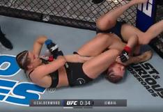 UFC Fight Night: Jennifer Maia y la perfecta sumisión a Joanne Calderwood para llevarse la victoria | VIDEO
