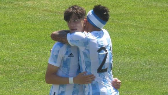 Alejandro Garnacho anotó golazo y le dio la victoria a Argentina sobre Panamá. (Foto: AFA)