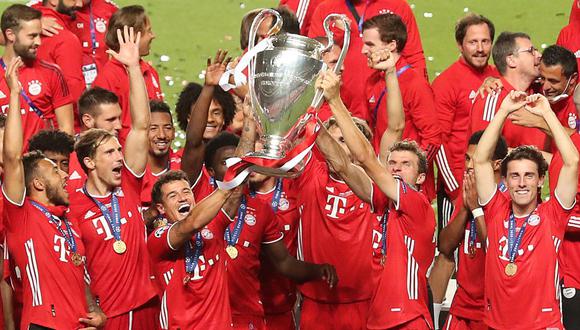 El Bayern de Múnich consiguió la sexta Champions League de su historia al vencer 1-0 al PSG, en la final disputada el 23 de agosto en el estadio Da Luz de Lisboa. (Foto: AFP)