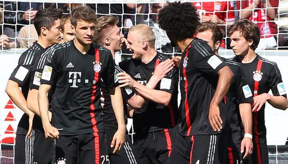 Bayern Múnich ganó y está a dos triunfos de ganar la Bundesliga