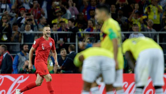 Colombia luchó demasiado para empatar el marcador ante Inglaterra en el minuto final del tiempo reglamentario. Sin embargo, los penales definieron su destino. Matheus Uribe y Carlos Bacca fallaron sus remates. (Foto: AFP)