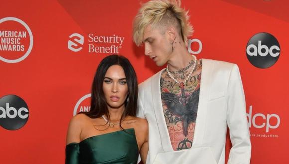 Megan Fox y Machine Gun Kelly en los American Music Awards 2020. (Foto: @amas)