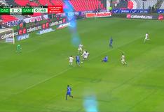 Cruz Azul vs. Santos Laguna: Jonathan Rodríguez convirtió el 1-0 a los dos minutos de juego con un potente remate | VIDEO