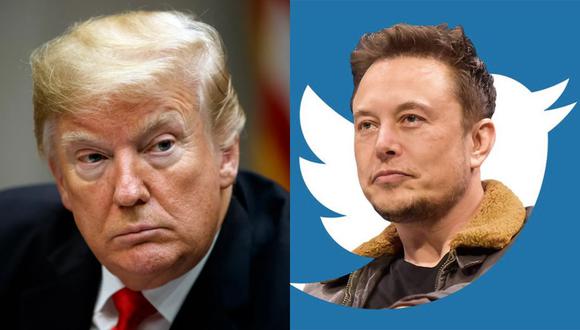 Donald Trump no volverá a Twitter pese a que ahora el dueño es Elon Musk. (Foto: AP/La Tercera)