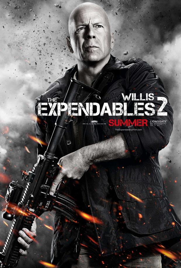 Distribution promotional poster "Mercenaries 2".  Here is Bruce Willis (Photo: Lionsgate)