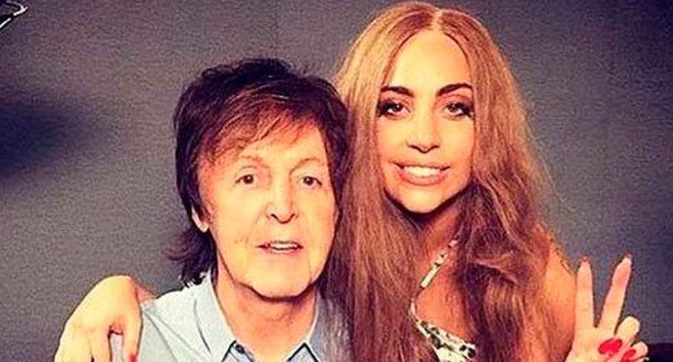 Lady Gaga y Paul McCartney. (Foto: Instagram)