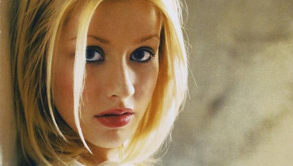 Christina Aguilera en la portada del disco de 1999. (Fuente: Difusión)