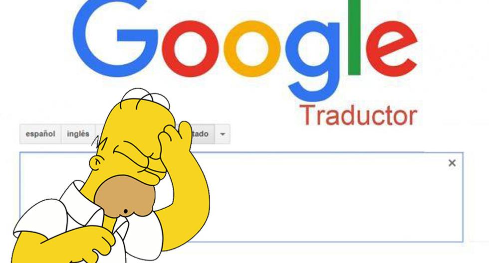Si escribes \"Homero Simpson\" en Google Translate y seleccionas los idiomas correctos verás que el traductor arroja un curioso resultado. (Foto: Captura)