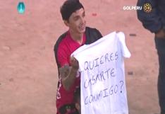 Omar Fernández le pidió matrimonio a su novia en la final del Torneo de Verano
