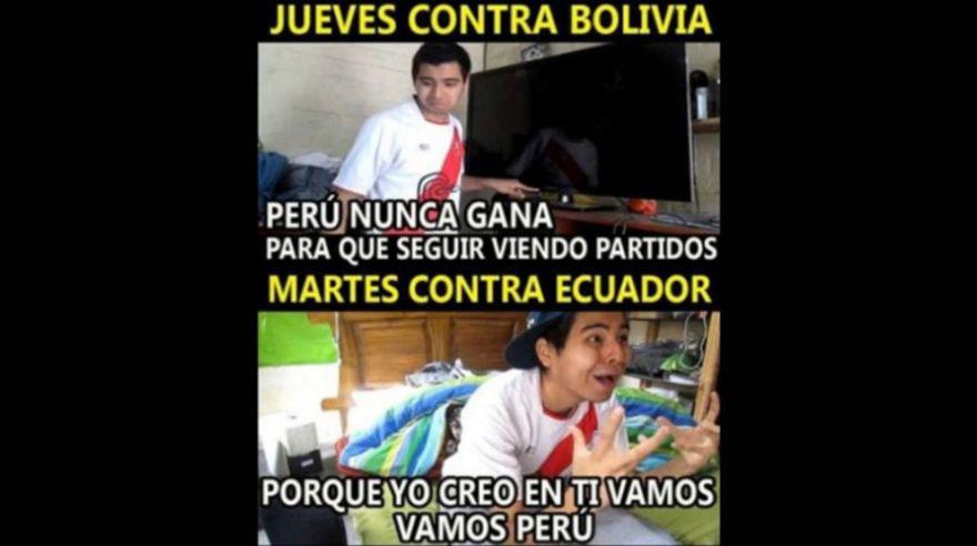 Perú vs. Ecuador: previa del partido en graciosos memes - 2