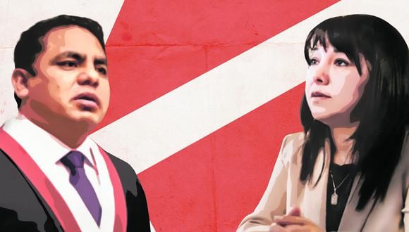 La presidenta del Congreso, Mirtha Vásquez, aseguró que no admitirá “chantajes” luego de que Aron Espinoza (Podemos) amenazara con promover una censura a la Mesa Directiva. (Imagen: El Comercio)