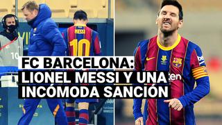 FC Barcelona: esta es la sanción que deberá cumplir Lionel Messi por la expulsión en la Supercopa