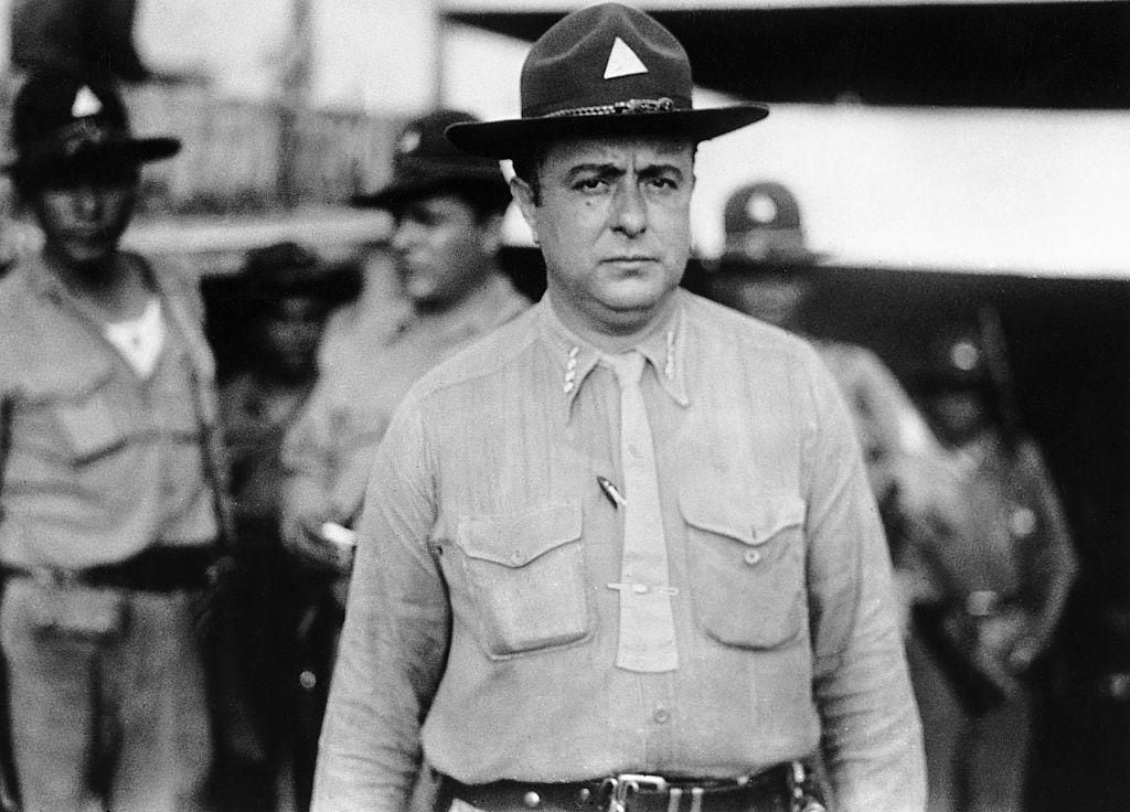 Anastasio Somoza García (1896-1956) governed Nicaragua under military rule for 16 years in two periods, from 1937 to 1947 and from 1950 to 1956, the year in which he was assassinated and succeeded by his son, Luis Anastasio Somoza Debayle.  (GET IMAGES).