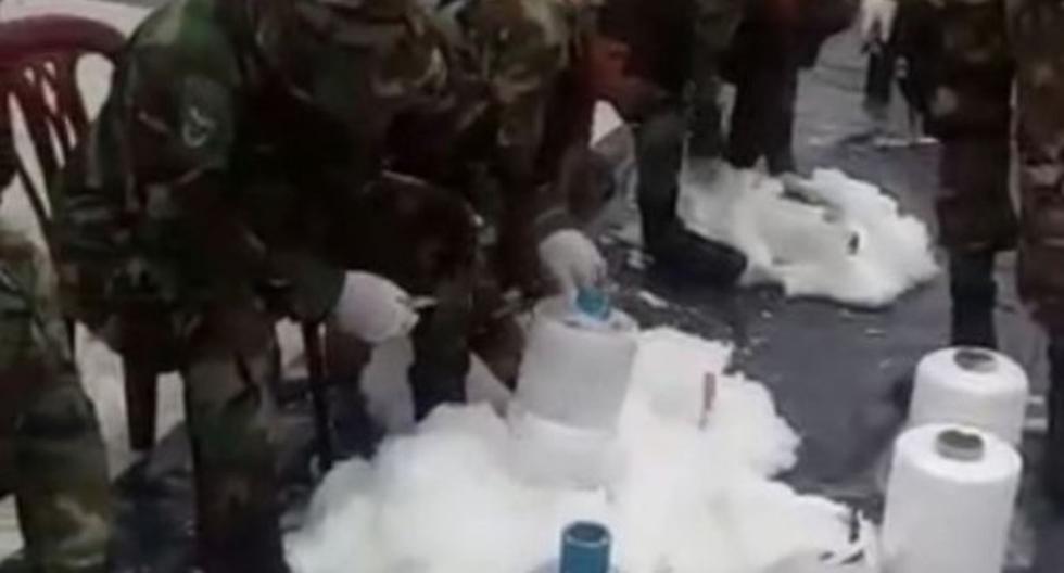 Policía incauta 474 kilos de cocaína que iban a ser enviadas de Paita al África. (Foto: Mininter)