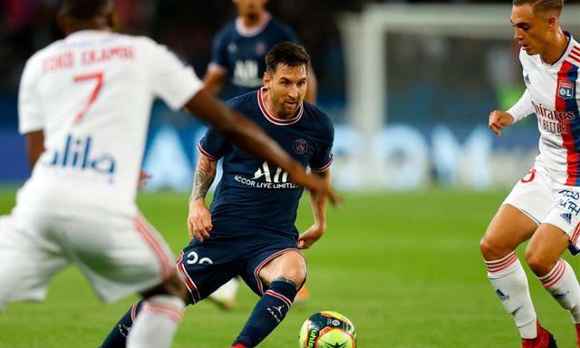 PSG chocó con Lyon por la Ligue 1 de Francia | Foto: EFE.