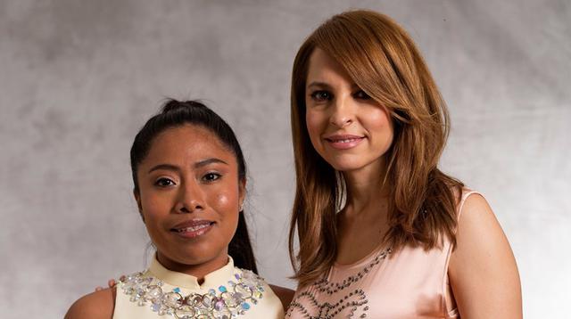 Las nominadas al Oscar 2019 Yalitza Aparicio y Marina de Tavira, ambas de México. (Foto: Agencias)