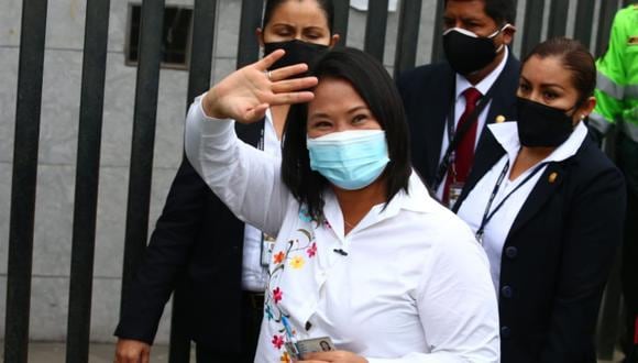 La candidata de Fuerza Popular, Keiko Fujimori, ya es ganadora en al menos 7 regiones del Perú. (Foto: Alessandro Currarino / @photo.gec)