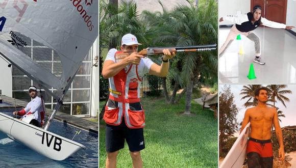 Actualmente los deportistas se encuentran trabajando en casa. (Agradecimiento especial por las fotos enviadas por los propios deportistas)