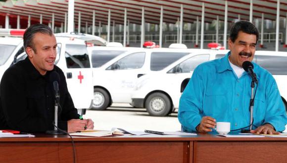 El vicepresidente Tareck el Aissami (izquierda) será el encargado de negociar la reestructuración de deuda. (Foto: Reuters)