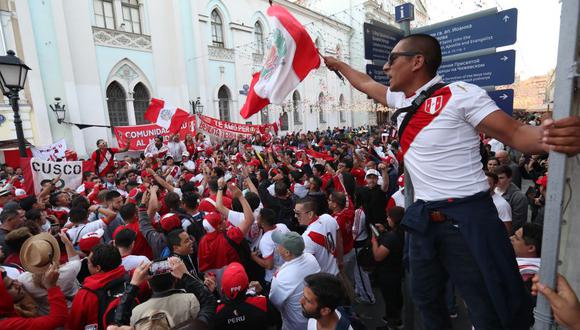 Más de 50 mil peruanos viajaron a Rusia para alentar a la selección en el Mundial 2018. (Foto: Rolly Reyna)