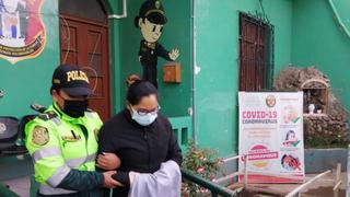 Marina Vásquez, fundadora de Perú Libre e implicada en el caso ‘Los dinámicos del centro’, fue detenida por la Policía