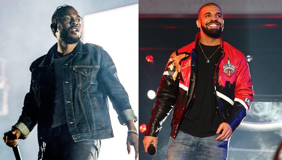 Kendrick Lamar y Drake competirán por varias estatuillas en la ceremonia del Grammy 2019. Fotos: Agencias.