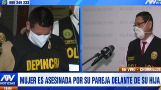 Feminicidio en Chorrillos: sujeto asesinó de un balazo a su pareja en presencia de hija