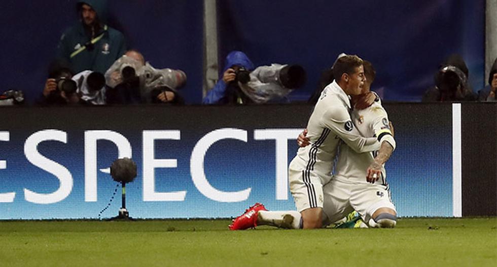 Un gol de Sergio Ramos en el minuto 93 abrió camino al título del Real Madrid en la Supercopa de Europa.