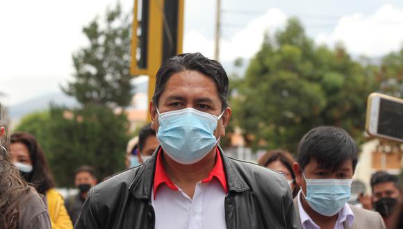 Vladimir Cerrón, secretario general de Perú Libre, expresó sus condolencias por el fallecimiento del congresista de su partido Fernando Herrera Mamani | Foto: Archivo El Comercio