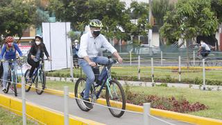 Municipalidad de Lima inauguró ciclovía en la Av. Los Jardines en San Juan de Lurigancho