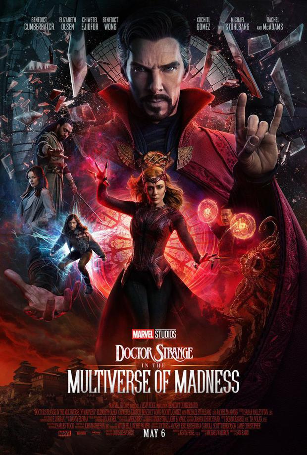 Official poster of "Doctor Strange and The Multiverse Of Madness".