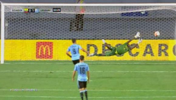 Uruguay vs. Ecuador EN VIVO: 'charrúas' marcaron 1-0 con gol de penal de Batista | VIDEO. (Video: Movistar Deportes / Foto: Captura de pantalla)