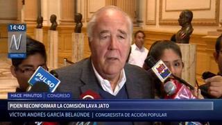 García Belaunde: "El fujimorismo no debe presidir la Mesa Directiva"