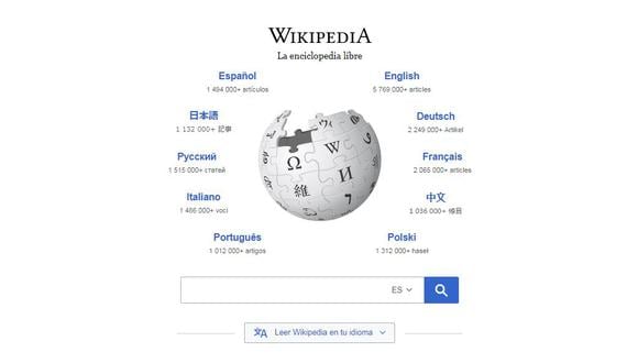 Wikipedia y Google entablan una alianza para integrar el sistema de traducción a los artículos de la enciclopedia virtual. (Foto: Wikipedia)