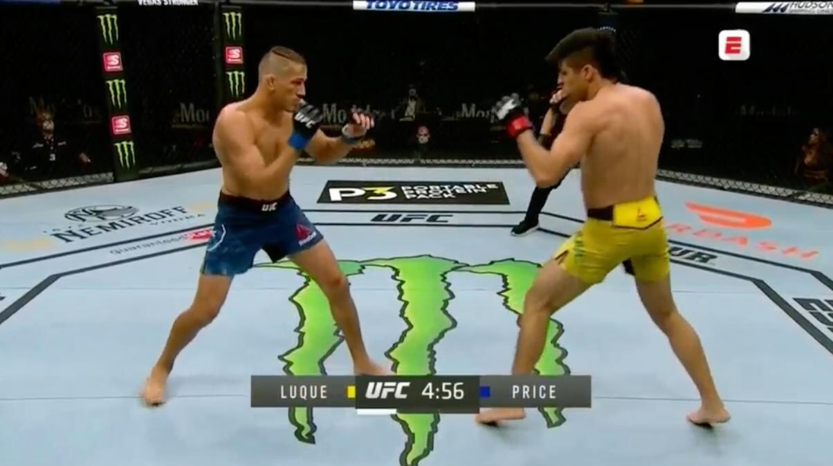 Luque vs. Price | Foto: UFC