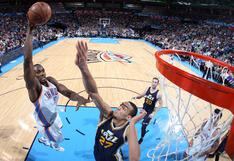 NBA: Oklahoma City Thunder derrotó a los Utah Jazz