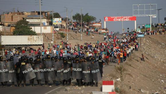Las protestas contra Tía María fueron continuas a lo largo del 2019. (Foto: Miguel Idme/GEC)