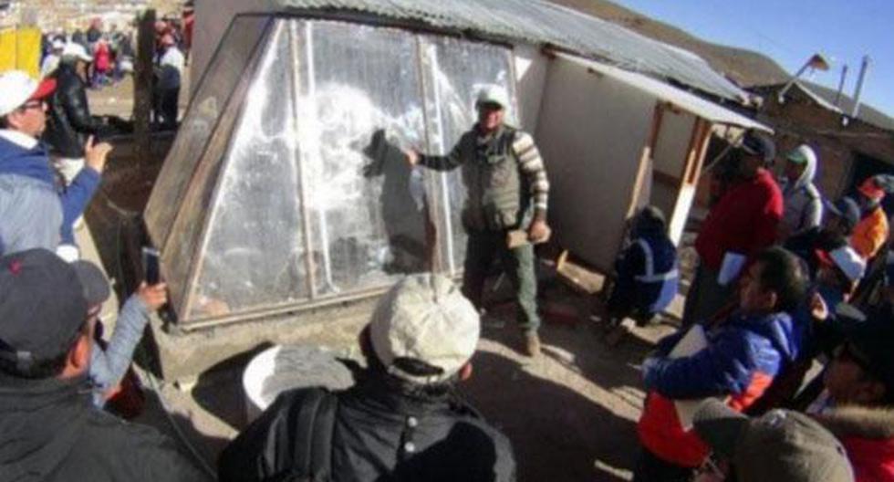 Perú. Entregan primera \"casita caliente\" contra las heladas en la sierra de Arequipa. (Foto: Agencia Andina)