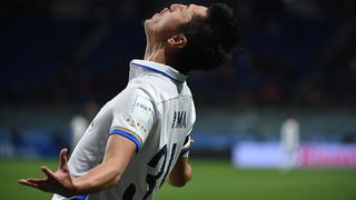 Nacional: jugador japonés celebró gol a lo Cristiano Ronaldo