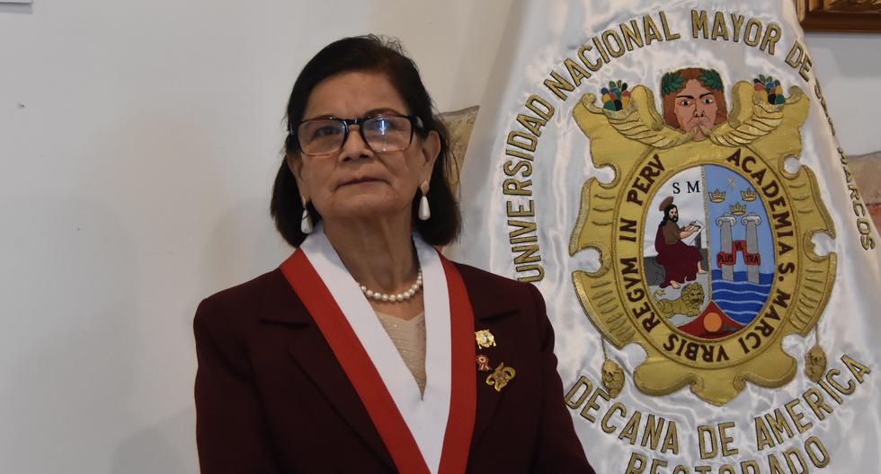 La Dr. Jeri Ramón es contadora pública de profesión y la primera mujer rectora de San Marcos. (Foto: UNMSM)