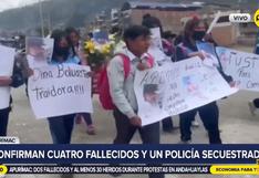 Apurímac: reportan un cuarto fallecido durante enfrentamientos en la región y ya son 5 los muertos en todo el país