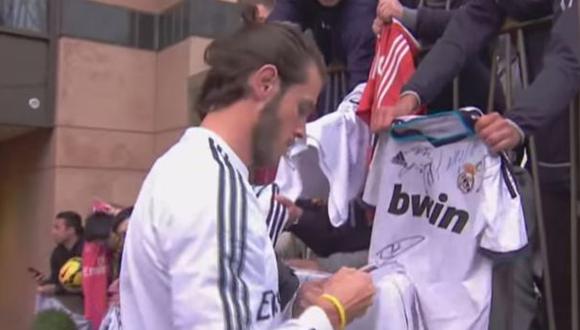Bale y el Happy Birthday que le cantaron hinchas de Real Madrid