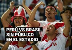 Perú vs Brasil: Gobierno rechaza solicitud de aforo limitado de público para el partido del martes